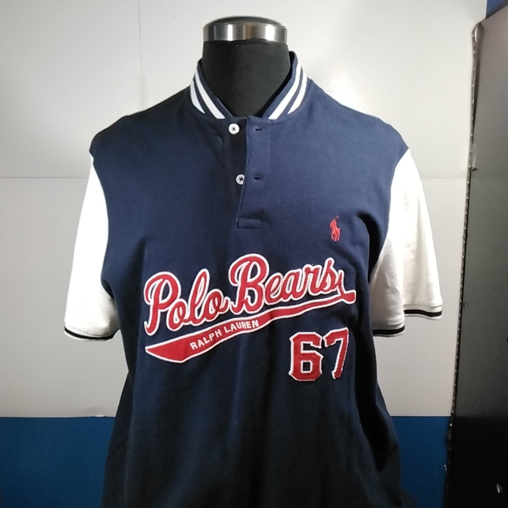 Ralph Lauren Navy Polo Bears Shirt